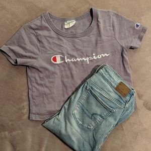 Champion Lavender Crop-Top